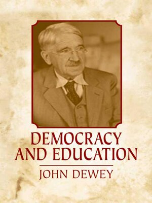 cover image of Democracy and Education